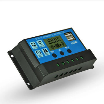 30A PWM Solar Charge Controller 12V/24V LCD