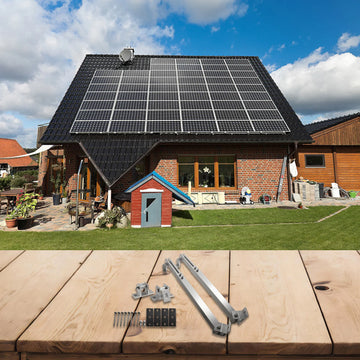 Solar Panel Roof Mounting Bracket Set