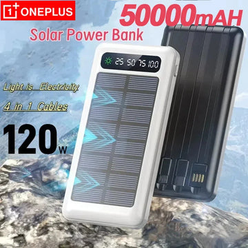 OnePlus 50000mAh Solar Power Bank Fast Charging