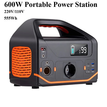 600W 555Wh Portable LiFePO4 Solar Power Generator