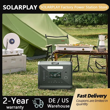 SOLARPLAY Q2501 2160Wh LiFePO4 Portable Solar Generator