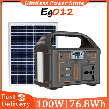 100W 24000mAh Portable Solar Power Station