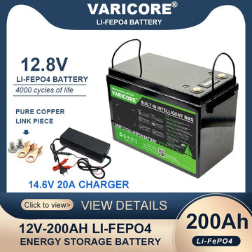 VariCore 12.8V 200Ah LiFePO4 Battery Pack