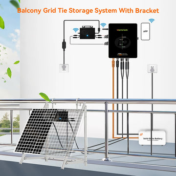 Adjustable Solar Balcony Mounting Bracket