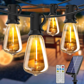 Shatterproof ST38 Outdoor Solar String Lights