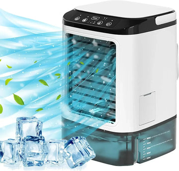 Dual Spray Ultrasonic Portable Air Cooler Fan