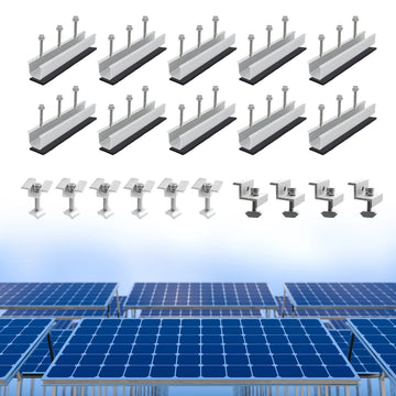 Solar Panel Mounting Bracket Kit 6/10 Pcs