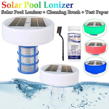 Copper Solar Pool Ionizer Cleaner Floater