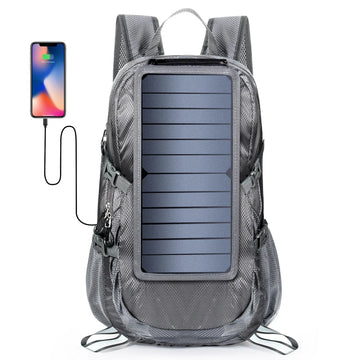 Solar Backpack Foldable Daypack 6.5W Panel