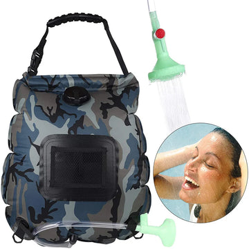 20L Outdoor Solar Camping Shower Bag