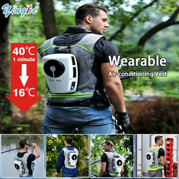 Rechargeable Cooling Vest 9600mAh Battery Jacket