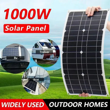 1000W 18V Monocrystalline Flexible Solar Charger