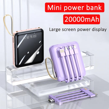 Mini 20000mAh Portable LED Power Bank Charger
