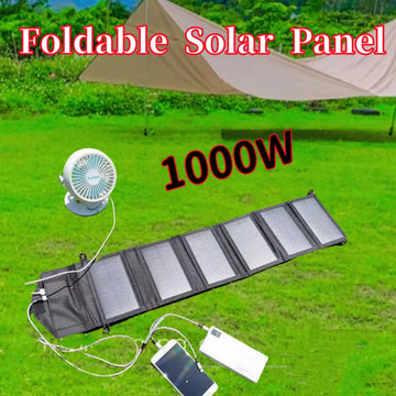 1000W Foldable Solar Panel USB Type-C Charger