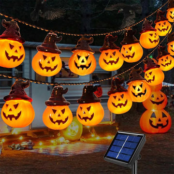 Halloween Solar Pumpkin Lights Outdoor Decoration