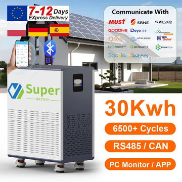 48V 600Ah LiFePO4 Solar Battery Pack