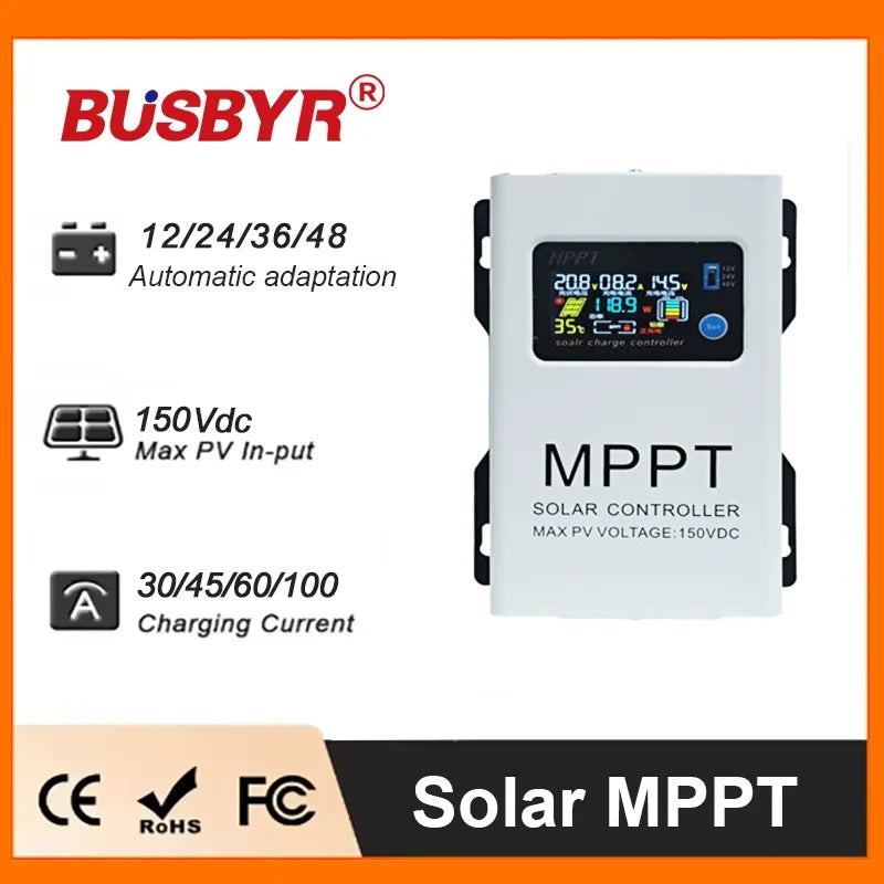 MPPT Solar Charge Controller 12V-96V LCD Touch