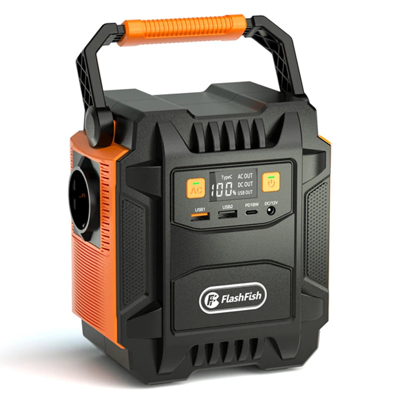 Flashfish 200W 172Wh Portable Solar Generator