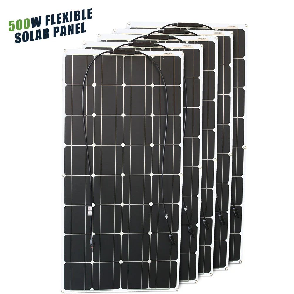 12V Flexible 600W Solar Panel Bendable Monocrystalline