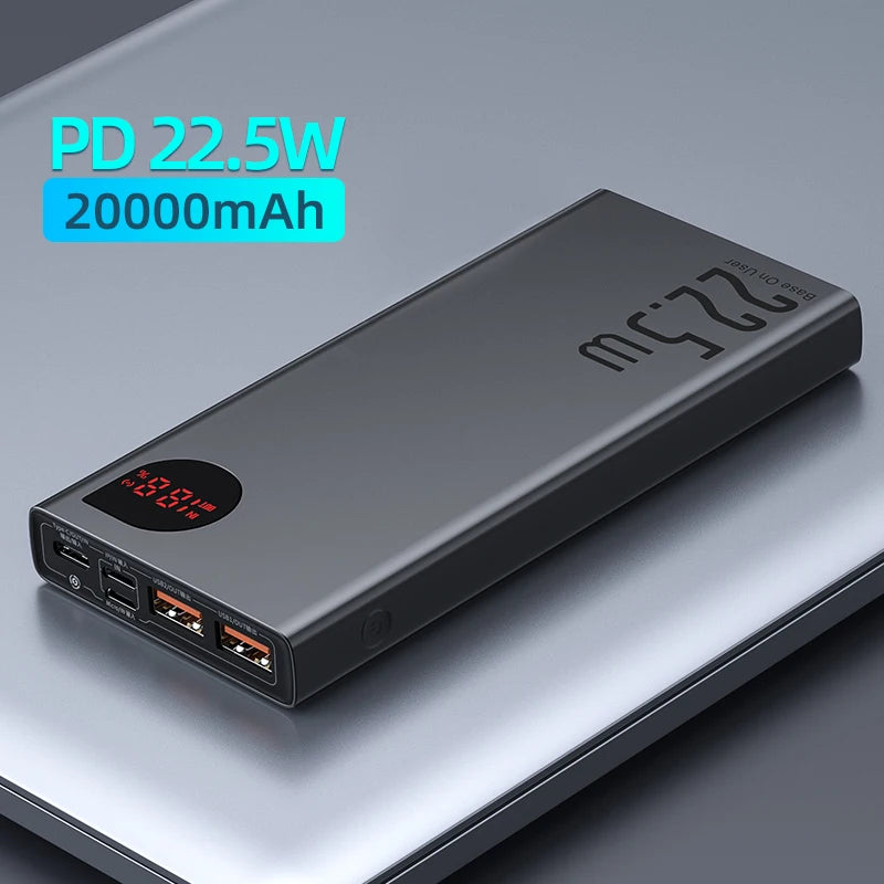 Baseus 22.5W 20000mAh Portable Fast Charger