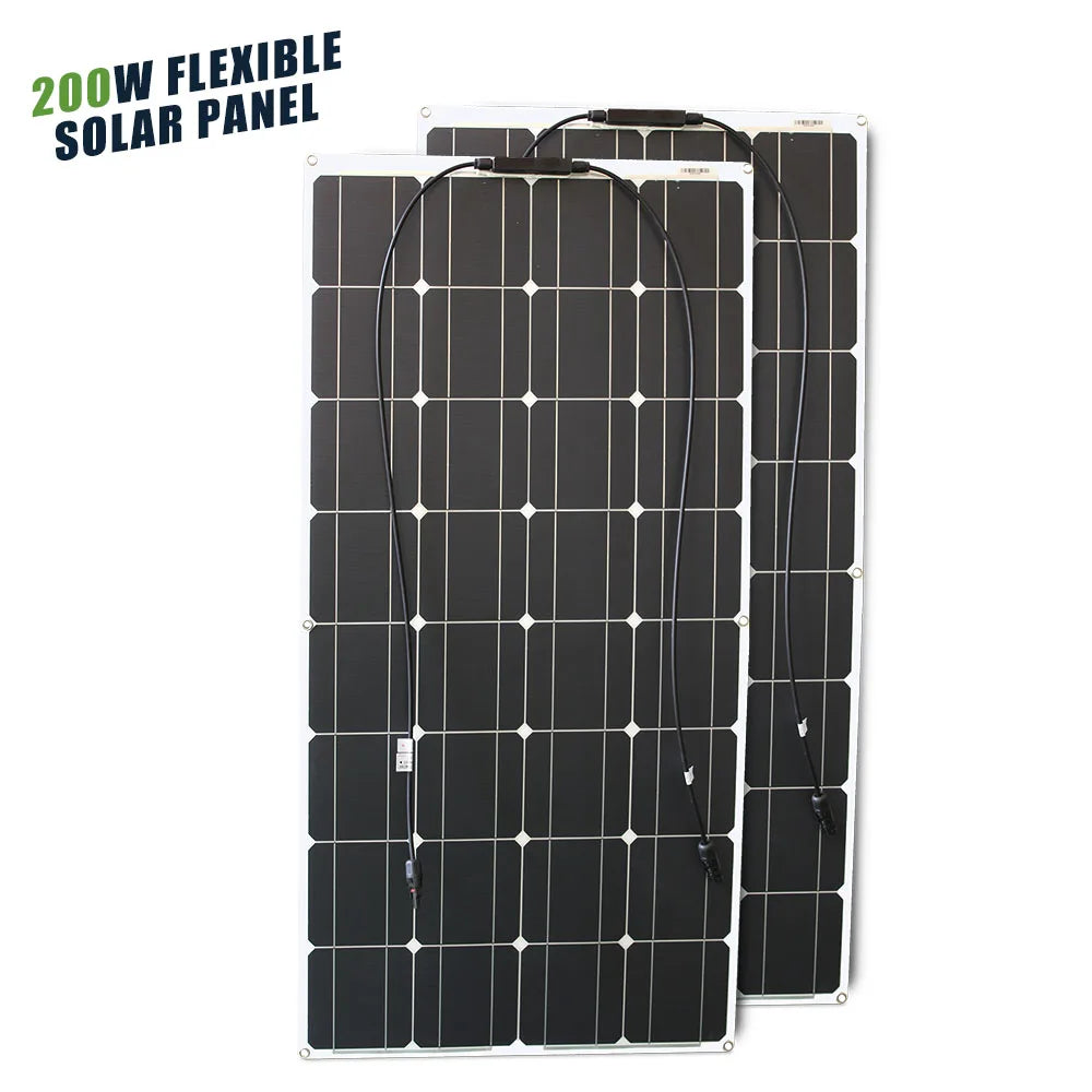 12V Flexible 600W Solar Panel Bendable Monocrystalline