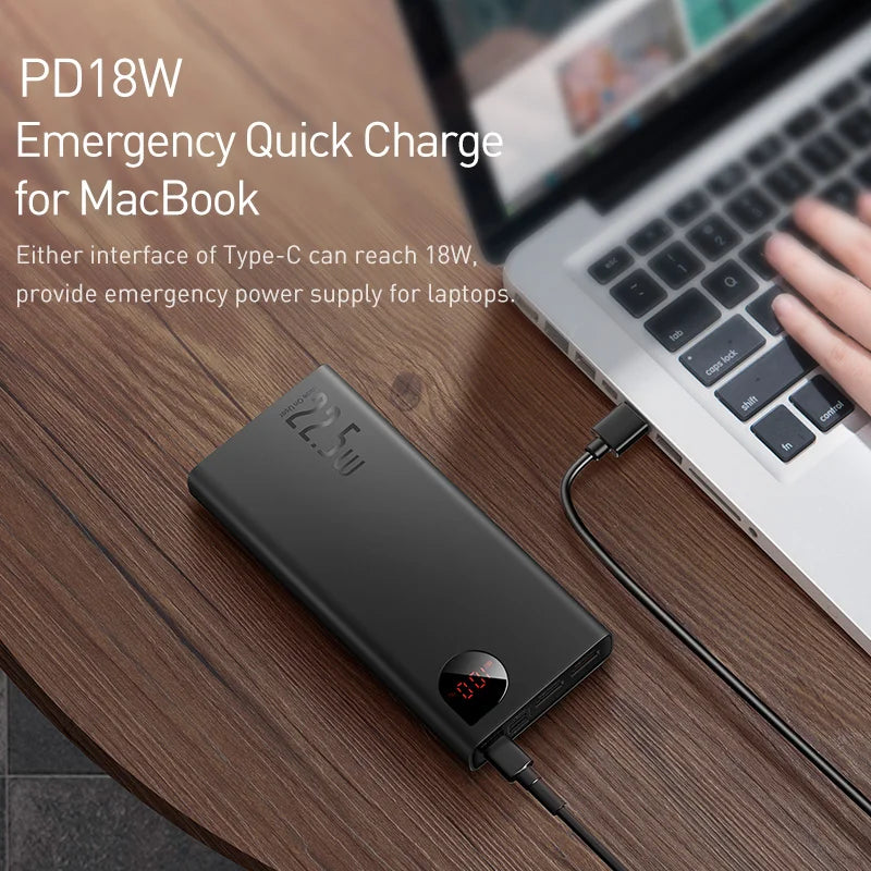 Baseus 22.5W 20000mAh Portable Fast Charger