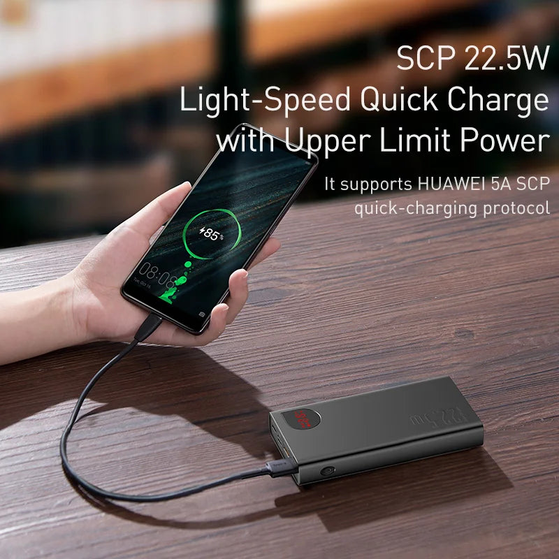 Baseus 22.5W 20000mAh Portable Fast Charger
