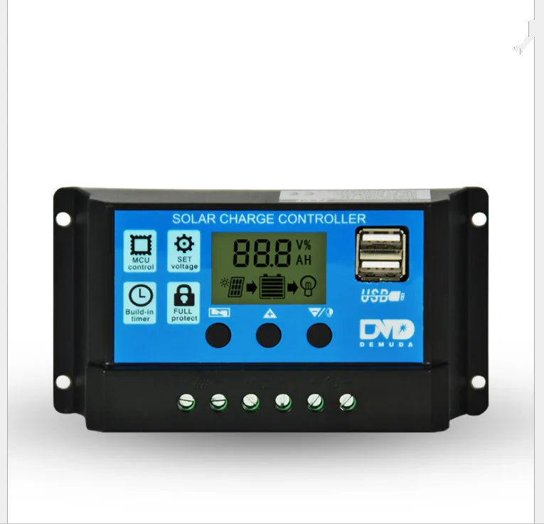 LCD Solar Battery Charging Controller 12V 24V