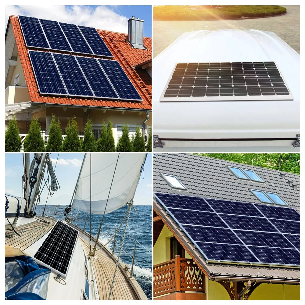 Dokio 100W 18V Monocrystalline Solar Panel