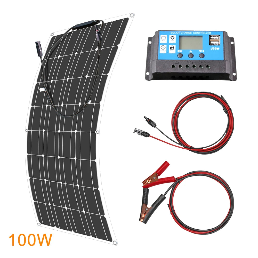 12V Flexible 600W Solar Panel Bendable Monocrystalline