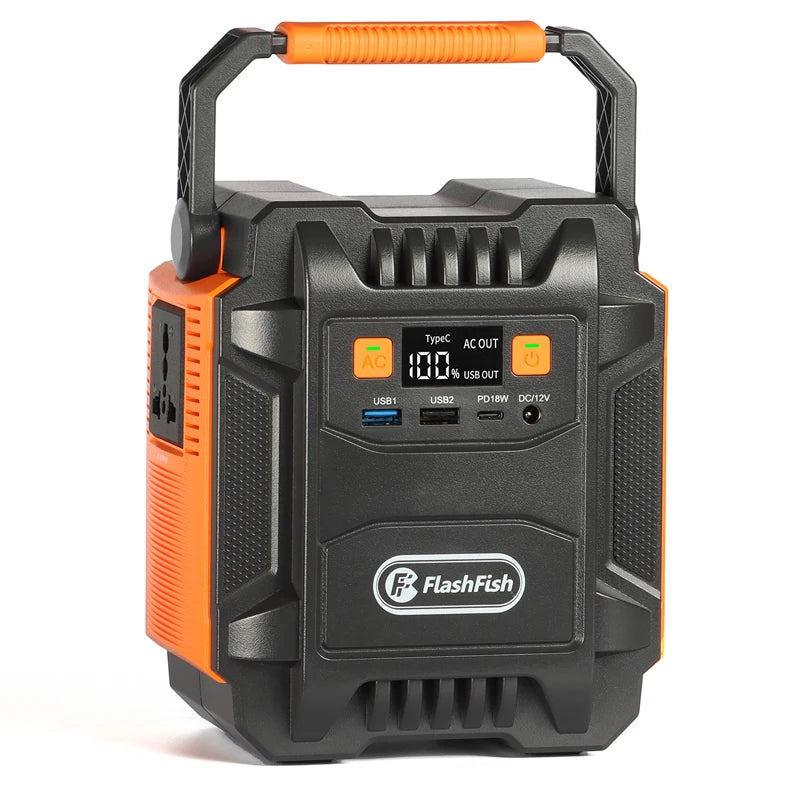 Flashfish 200W 172Wh Portable Solar Generator