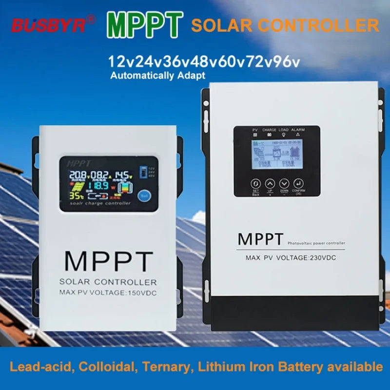 MPPT Solar Charge Controller 12V-96V LCD Touch