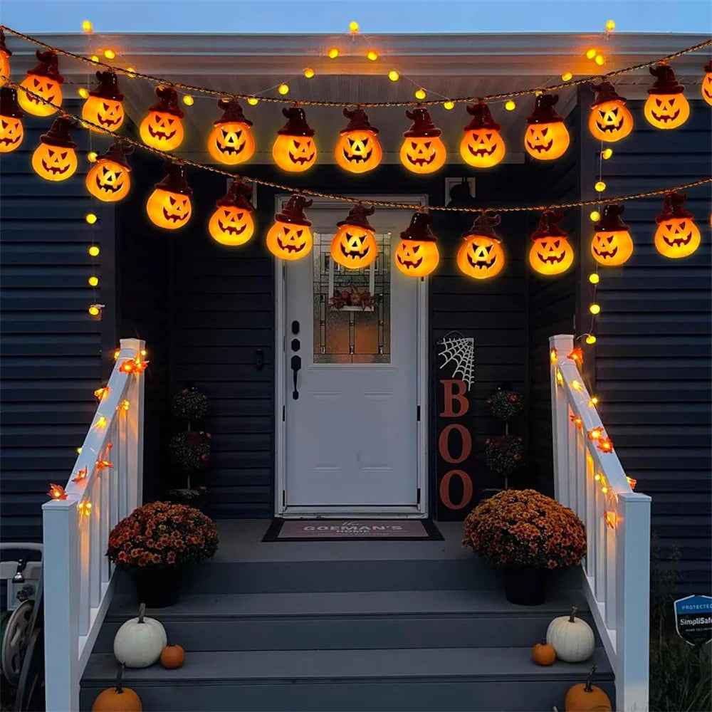 Halloween Solar Pumpkin Lights Outdoor Decoration