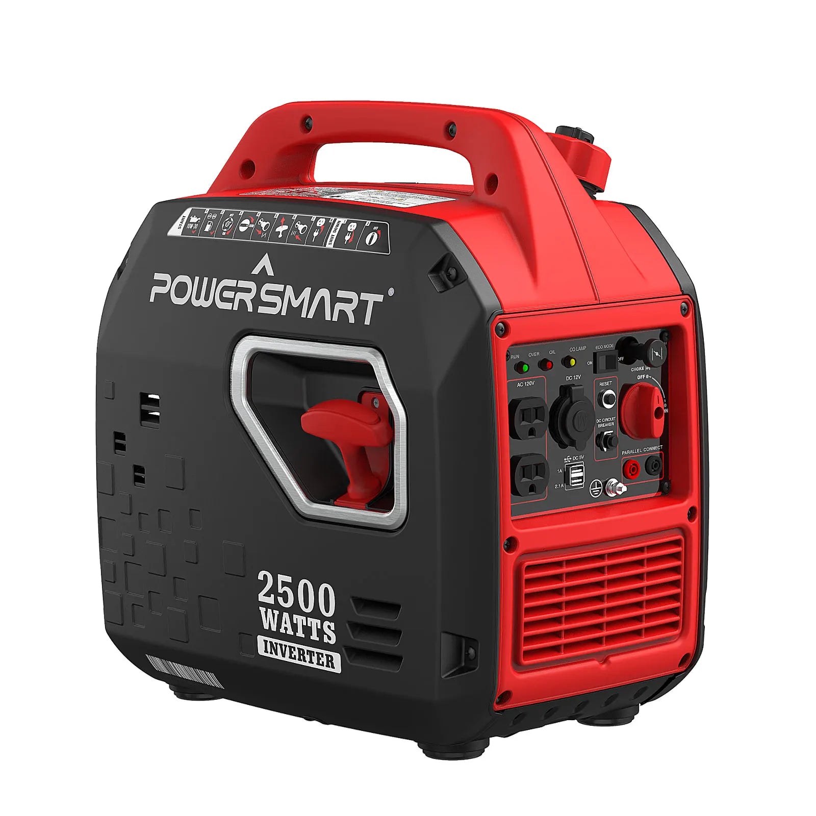 PowerSmart 2500W Portable Inverter Generator Quiet