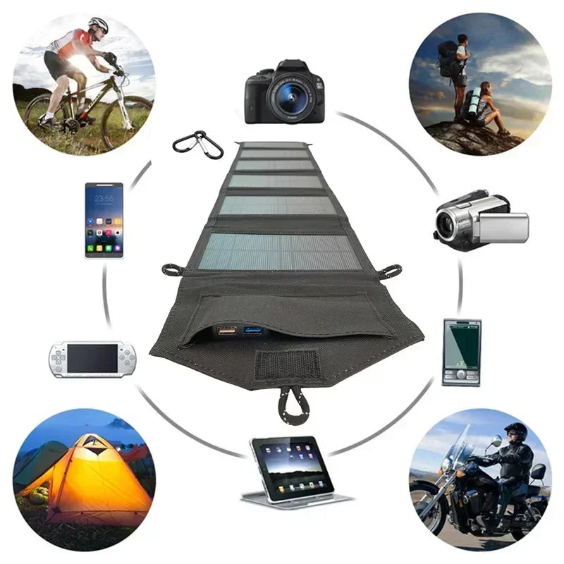 1000W Foldable Solar Panel USB Type-C Charger