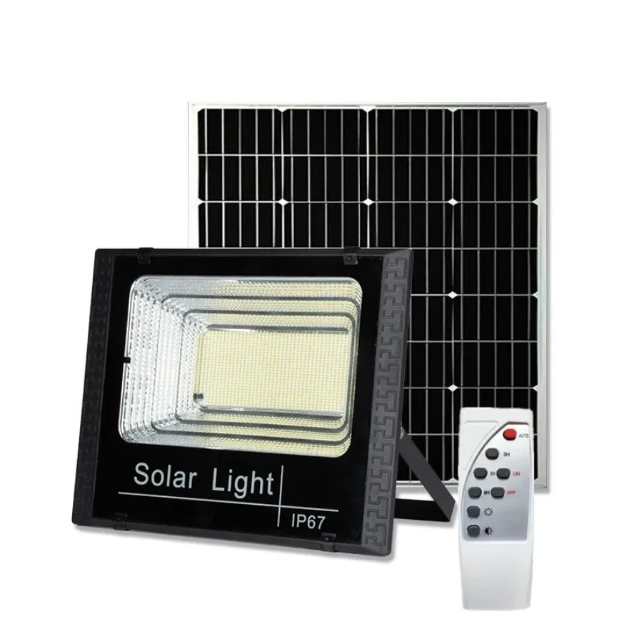 500W Solar LED Floodlight with Remote