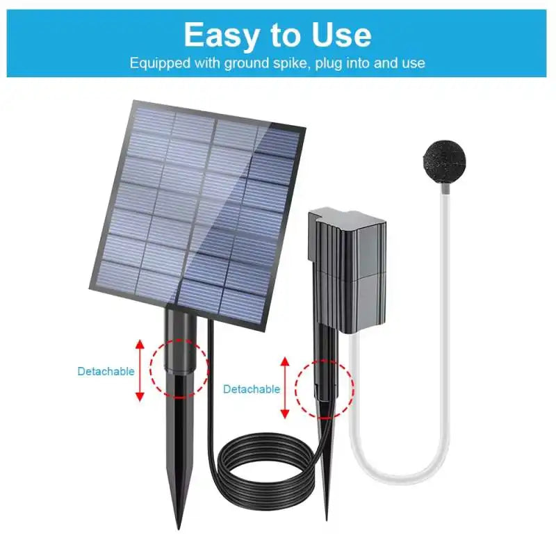 2.5W Solar Powered Oxygenation Pump