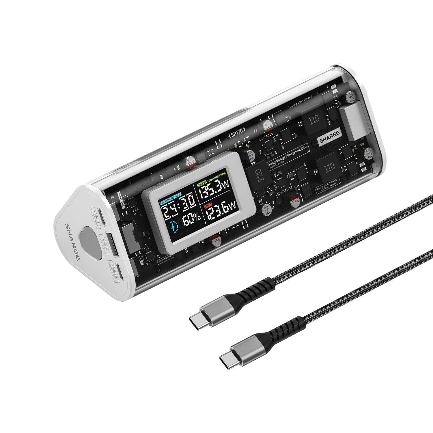 SHARGE 24000mAh 170W Fast Charge Power Bank