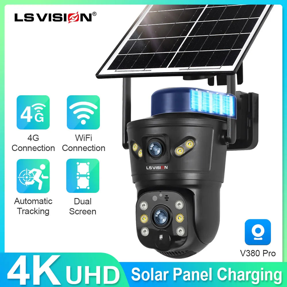 LS VISION 4G Outdoor Solar Camera