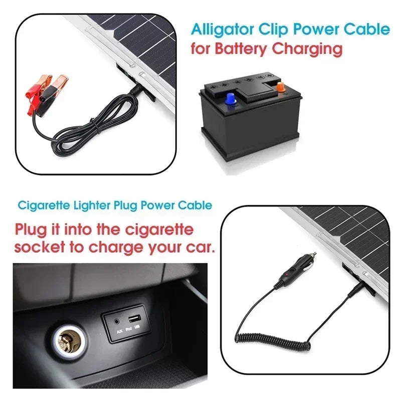 1000W 18V Monocrystalline Flexible Solar Charger