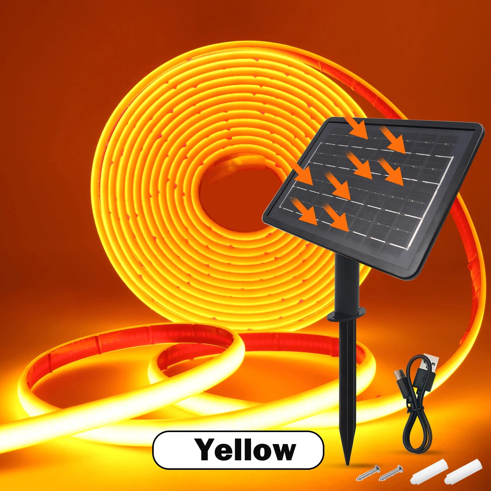 DC24V IP68 Solar COB Neon LED Strip