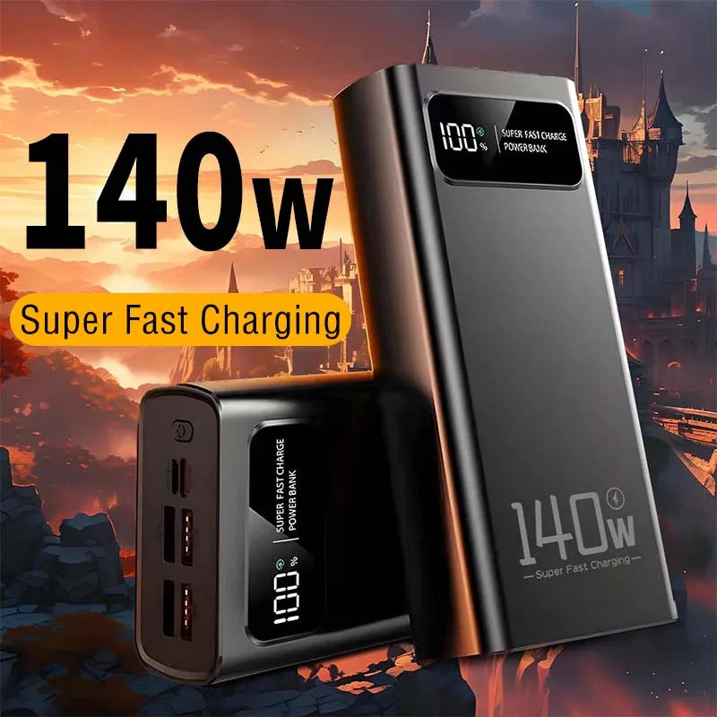 140W 100000mAh Super Fast Charging Power Bank