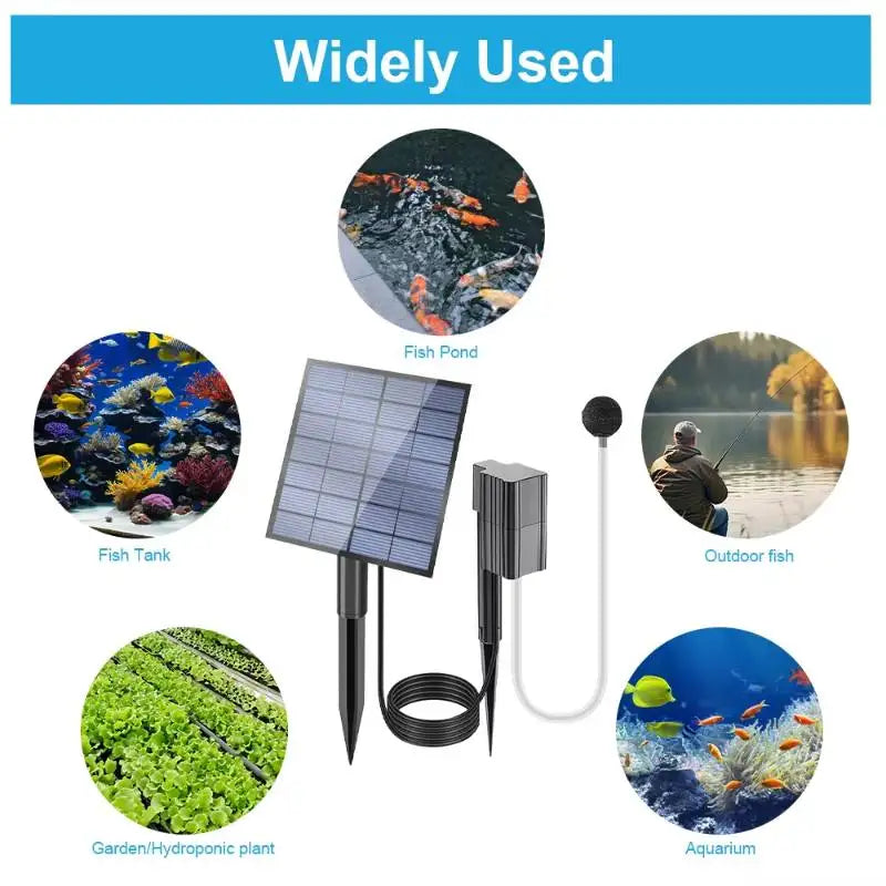 2.5W Solar Powered Oxygenation Pump