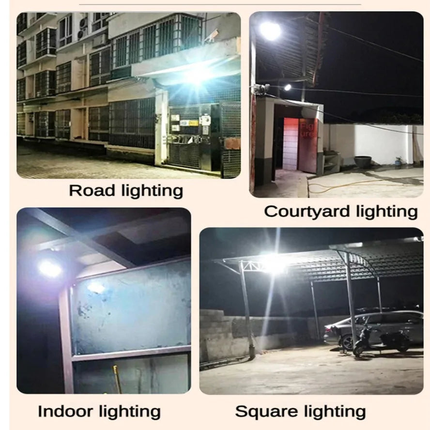 500W Solar LED Floodlight with Remote