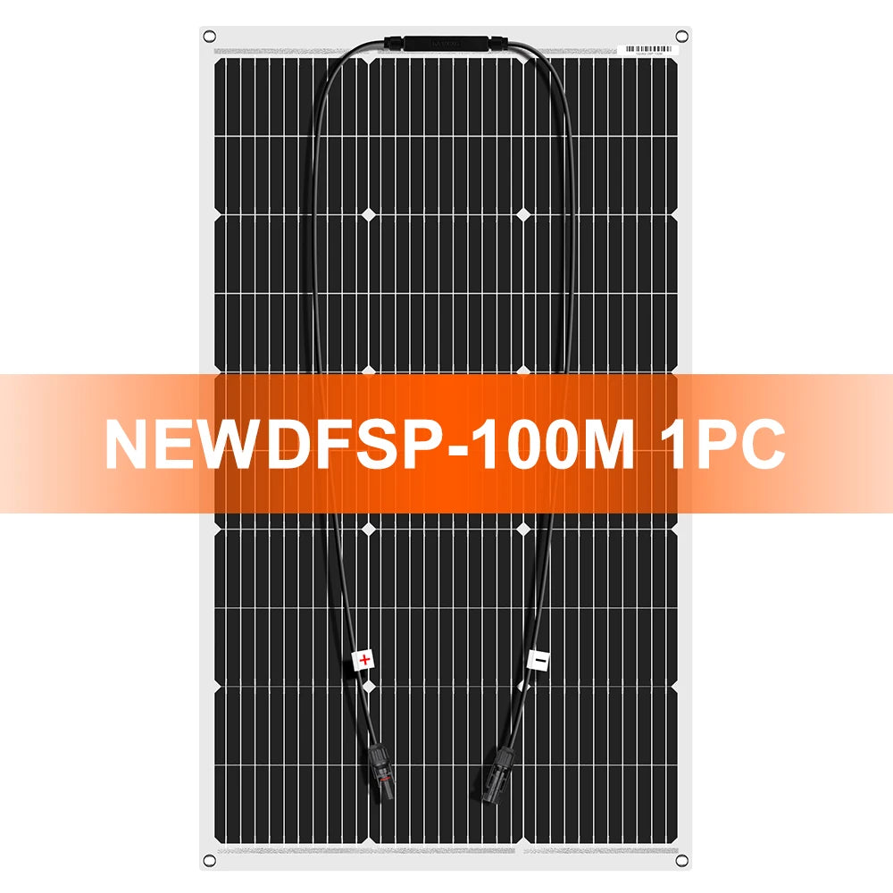 DOKIO 100W–400W Flexible Monocrystalline Solar Panel