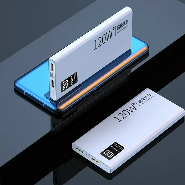 80000mAh 120W High Capacity Portable Power Bank