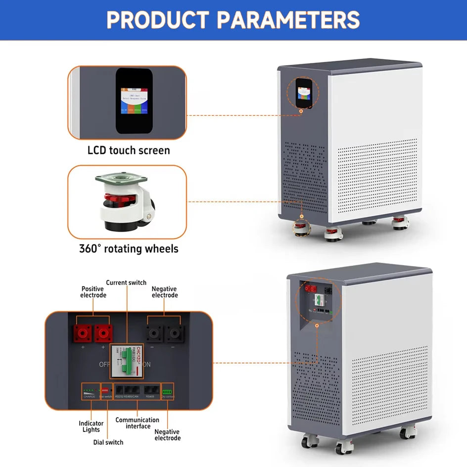 48V 600Ah LiFePO4 Solar Battery Pack