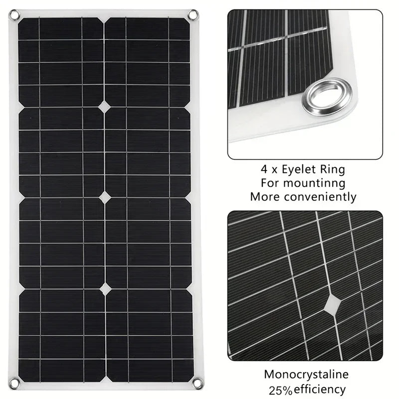1000W 18V Monocrystalline Flexible Solar Charger