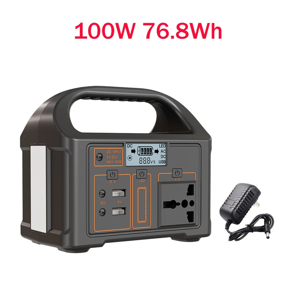 Gaiaray 100W/200W Portable Solar Generator UPS