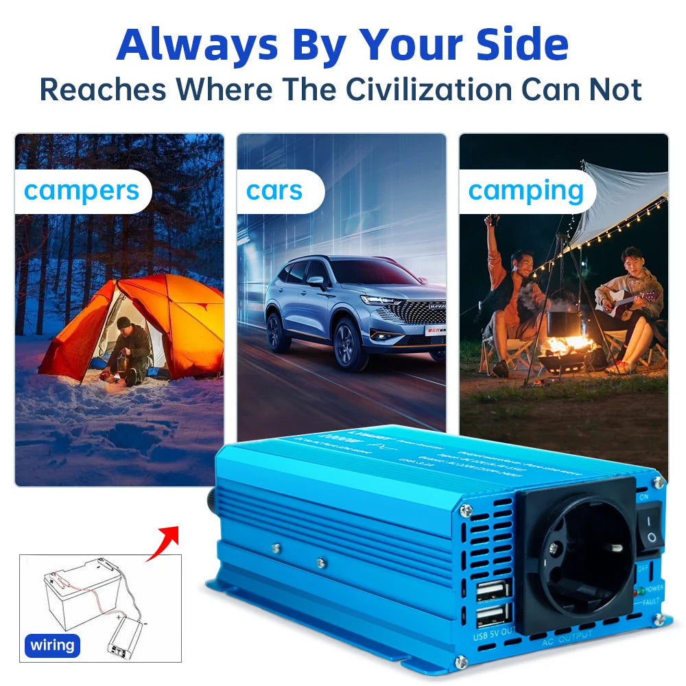Foval 12V Pure Sine Wave Inverter